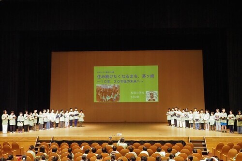 1:（画像）クラス毎に発表しました