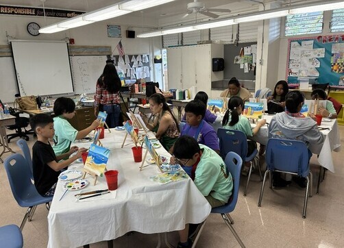 7:真剣に自分の絵と向き合います