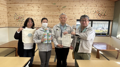 9:松林公民館へ表彰（エコオフィス賞）