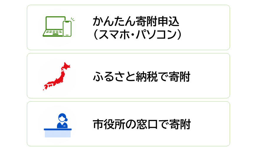 ご寄附の方法