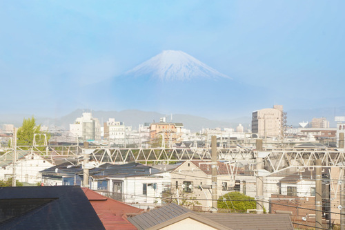 3: (画像)熱気球からは富士山がとても綺麗に見えました