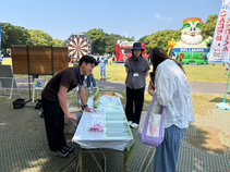 ごみ分別体験の様子1