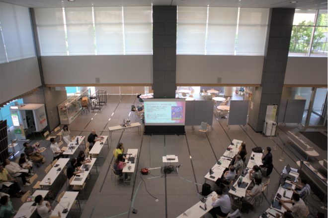 (画像）実施報告会の様子