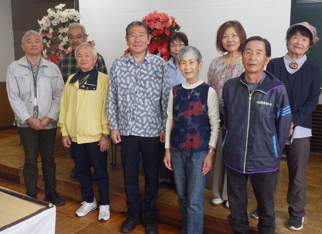 (画像）市長とさつき会の皆さん