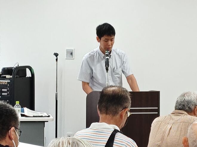 (画像）茅ケ崎警察署生活安全課署員による防犯講話