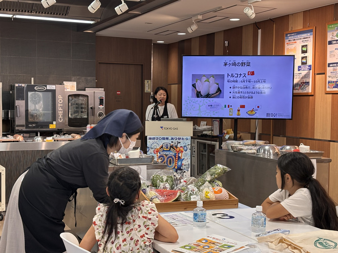 (画像）茅ヶ崎でつくられたお野菜は何かな？