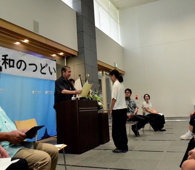 (画像）第一部「平和のつどい」の様子