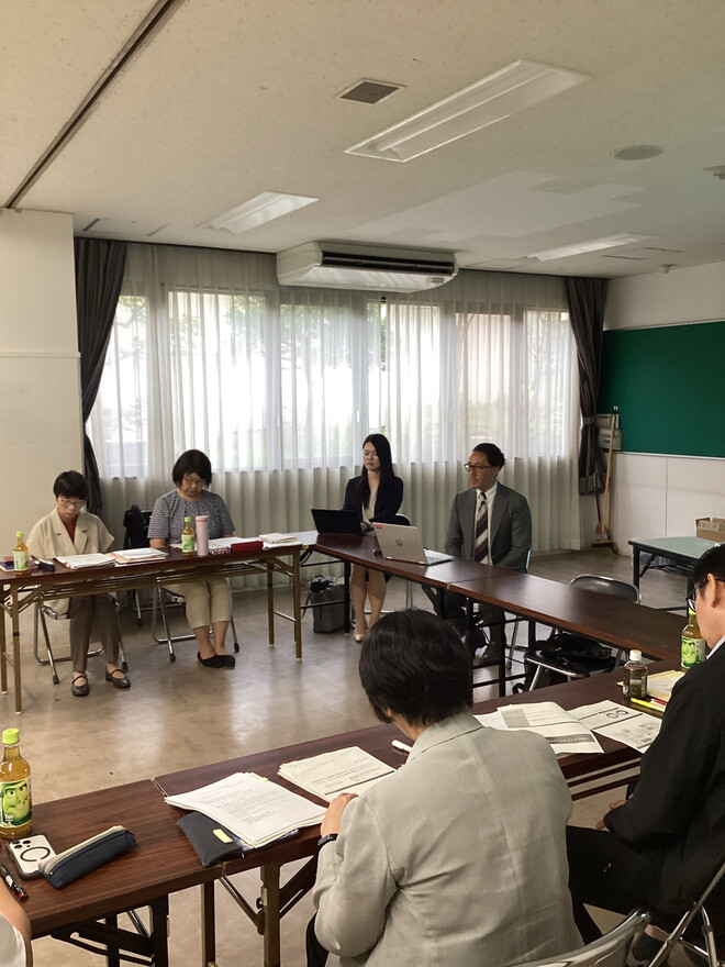 (画像）中学校校長会の様子