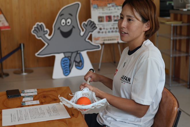 (画像）競技の魅力や特徴について教えてもらいました