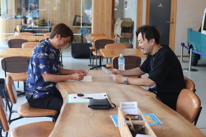 (画像）事前打ち合わせの様子