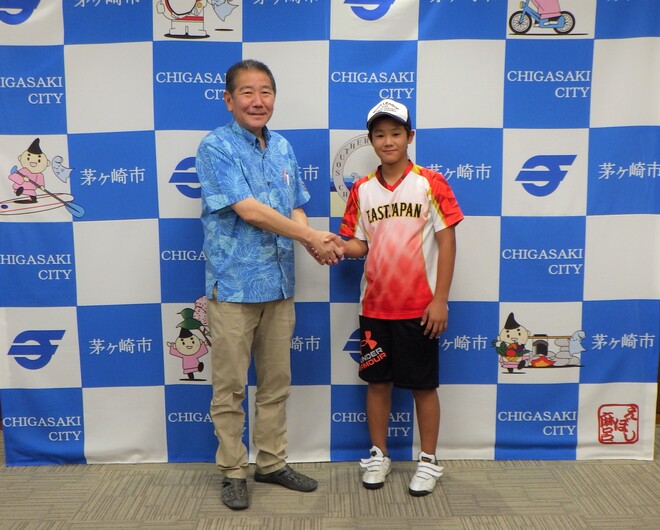 (画像）市長と記念撮影