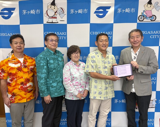 9月30日の評価結果の手交式の様子